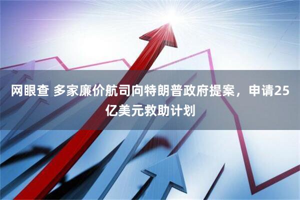 网眼查 多家廉价航司向特朗普政府提案，申请25亿美元救助计划